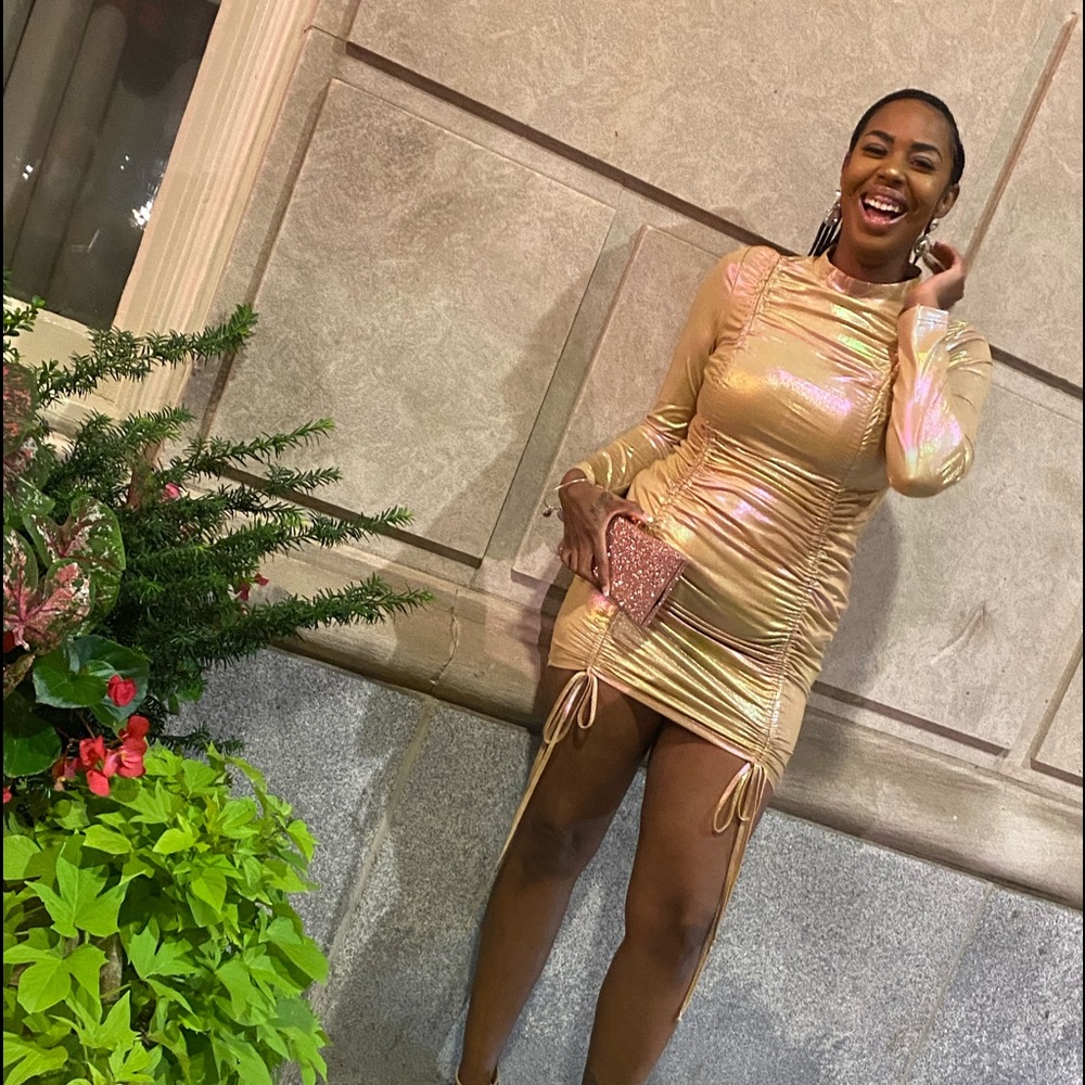 Fashion nova ruched dress